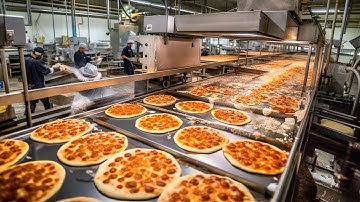 How Frozen Pizza is Made in Factories | HOW IT