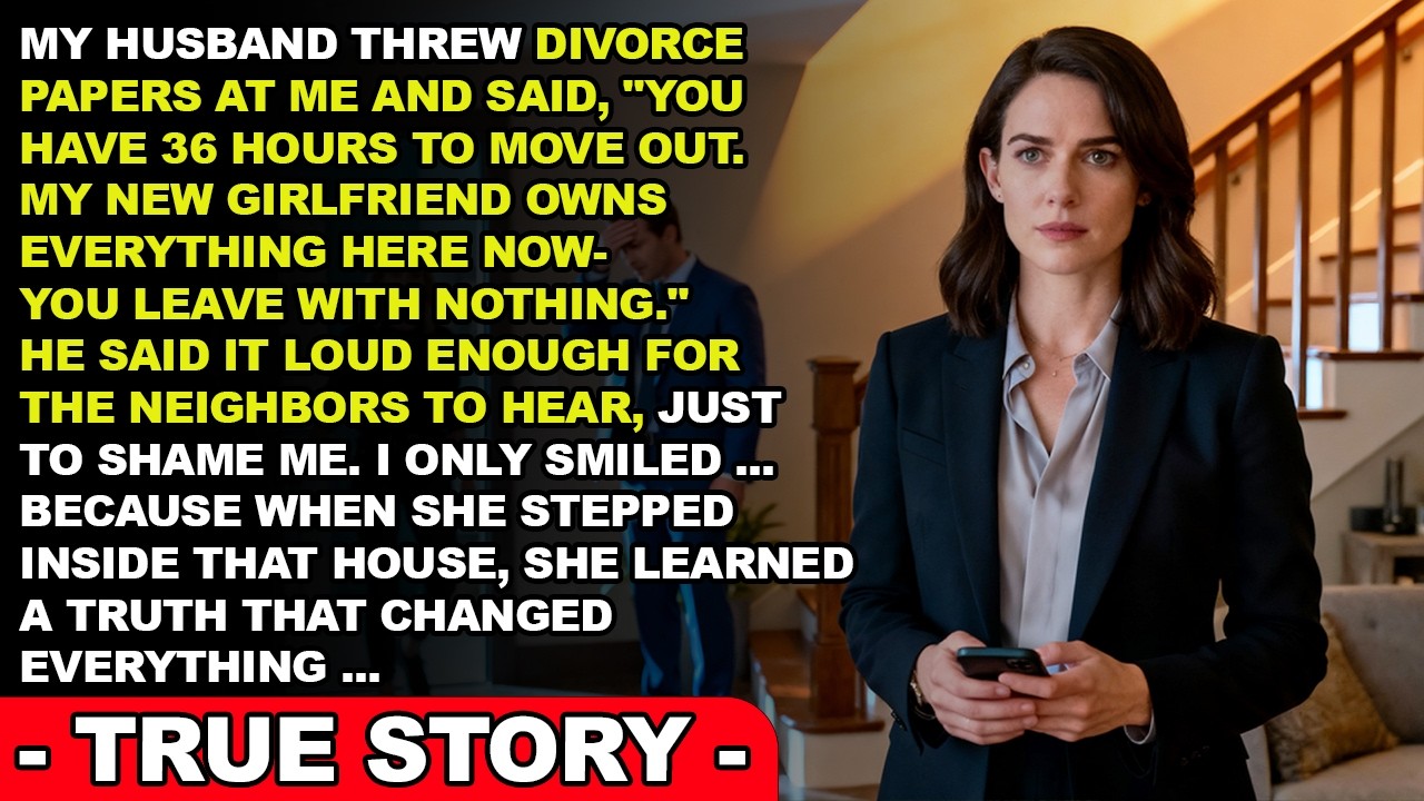 He Threw Divorce Papers To Impress His New Girlfriend—My Estate Secret Exposed Them