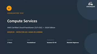 AWS CLF-C02 - Session 5: Compute Services & EC2