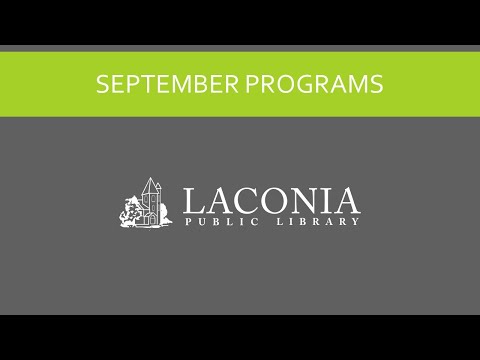 Laconia Public Library September Events