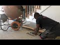 CONCRETE WORK DONE | 2 POST LIFT AT HOME