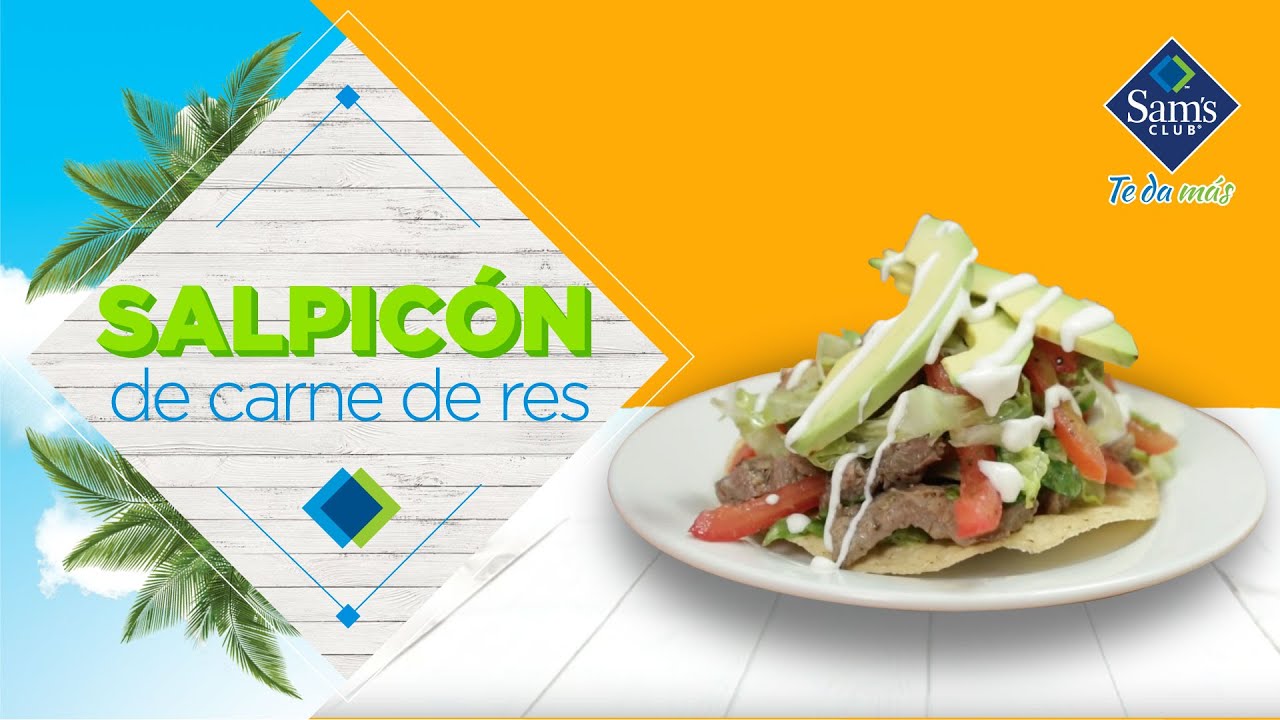 Sam's Club Recetas: Salpicón de Carne de Res - YouTube