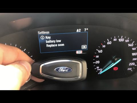 Inlocuire baterie cheie Ford Focus (keyless entry/go)