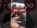 Can he make back the $2,300 he spent on this heavy pack of Pokemon cards?