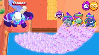 HANK'S OP HYPERCHARGE DESTROYS BOSS HAWKINS HUNT 💥 Brawl Stars 2025 Funny Moments, Fails ep.1877