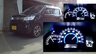 フル加速スズキ ワゴンRスティングレーMh34S 3型後期 Tターボ車 DレンジMレンジ比較