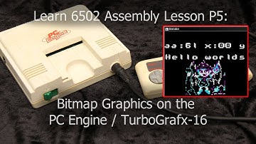 Bitmap Functions on the PC Engine (TurboGrafx-16) - Learn 6502 Assembly Lesson P5