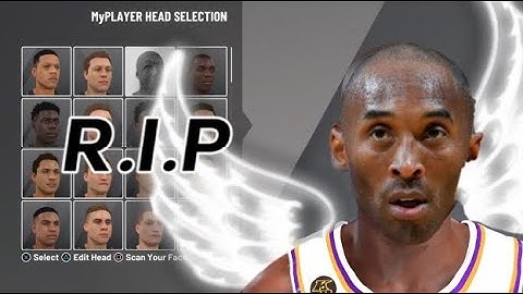 How to make Kobe looking face(nba2k20)