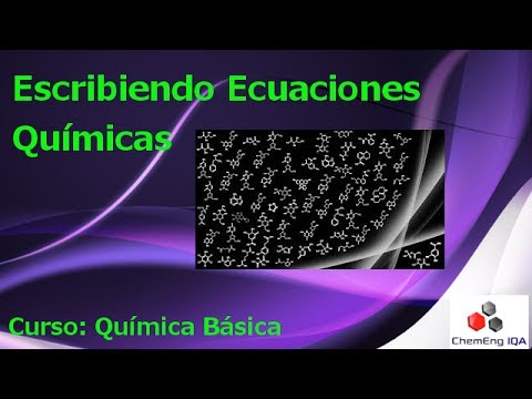 Video: Cómo Escribir Una Ecuación De Reacción