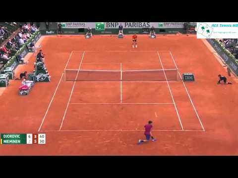 Melhores momentos - Novak Djokovic vs Jarkko Roland Garros 2015