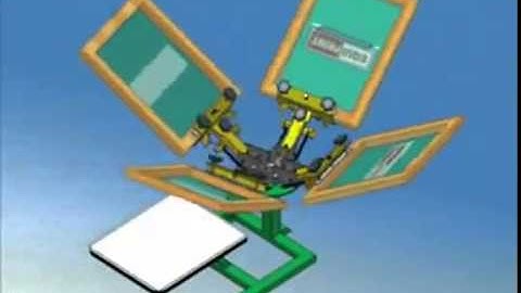 Máy in lụa, máy in lưới nhiều mầu  aothethao net