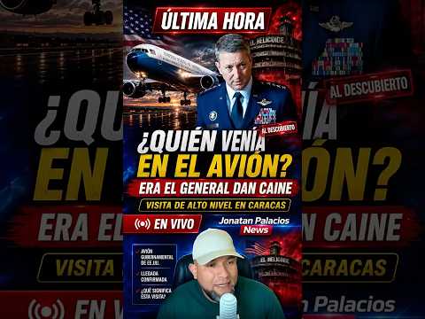 🚨 AVIÓN DE EE.UU. ATERRIZA EN VENEZUELA Y EL CARTEL DE LOS SOLES ENTRA EN PÁNICO