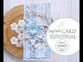 Layered Card Tutorial - Stamperia Blue Land