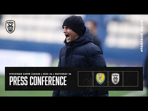 Press Conference: Panetolikos Vs PAOK FC – PAOK TV