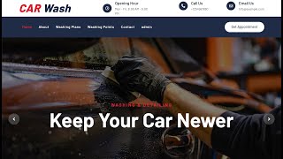 Car Wash Online Booking Script