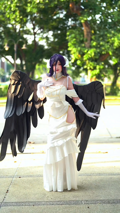 rate my albedo cosplay from 1-10 🥰❤️ #anime #cosplay