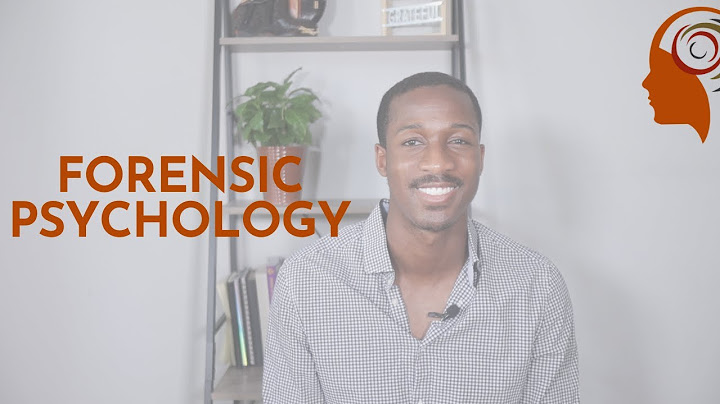 What degree do i need to become a forensic psychologist