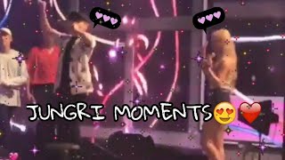 [JUNGRI] BTS Jungkook and Red Velvet Yeri Moment in Music Bank Singapore 2017