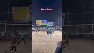 Dead Block in Volleyball! #volleyballblock #blockpoint #volleyballshorts #netdefense #youtubeshorts