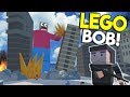 LEGO BRICK RIGS BOB MONSTER ATTACKS CITY! - Tiny Town VR Gameplay - Oculus Rift Game