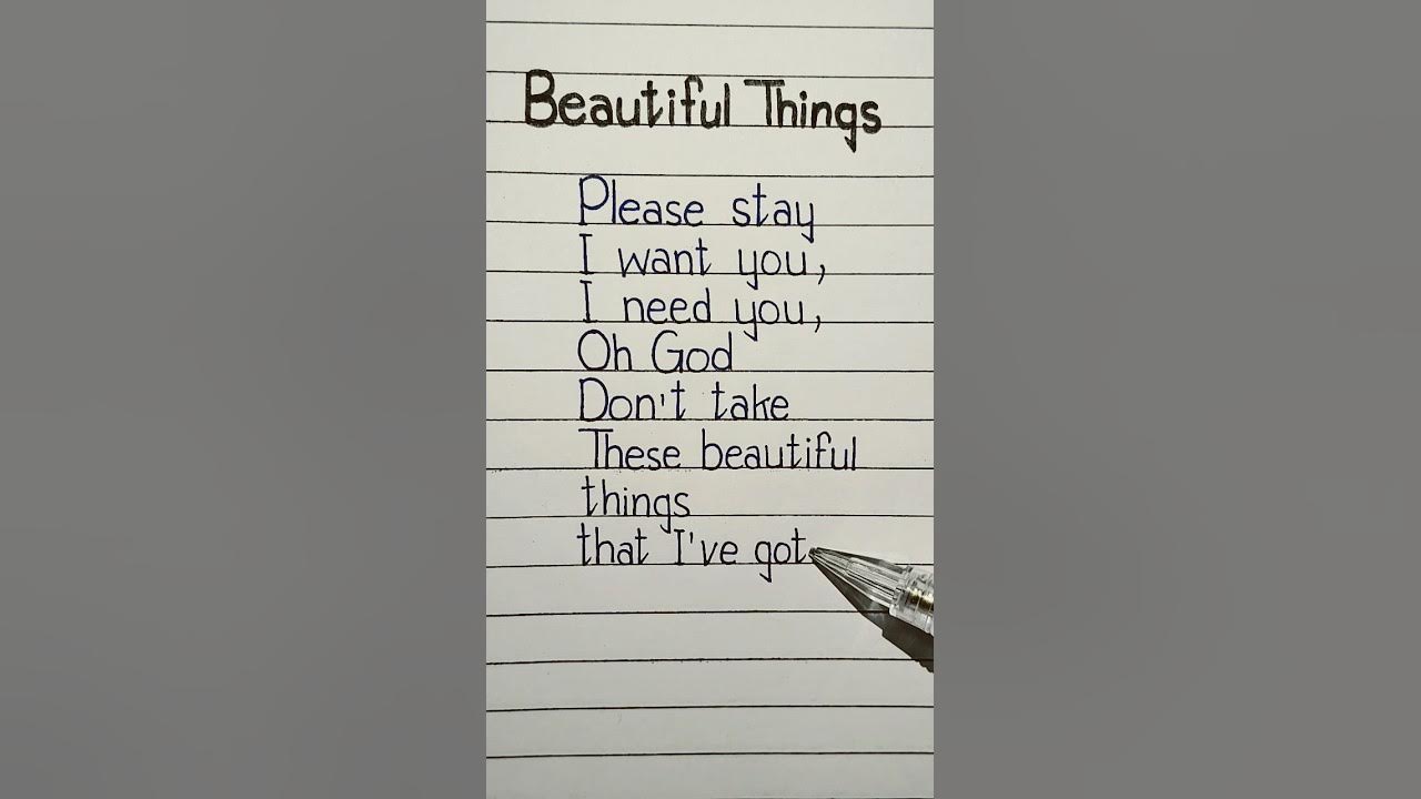 beautiful things benson boone lyrics beautiful things benson boone lyrics