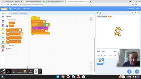 Using repeat until loops in Scratch