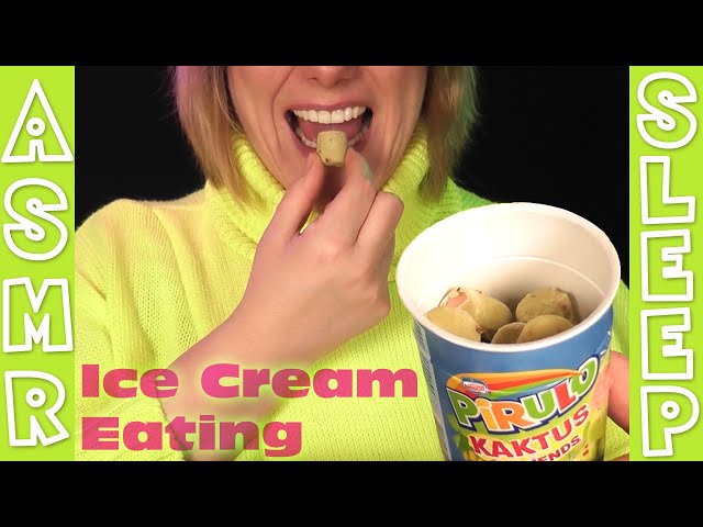 I ate them all!!! Super relaxing ASMR Ice Cream Eating Sounds