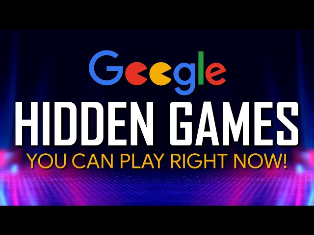 15 Hidden GOOGLE GAMES You Can Play Right Now! 