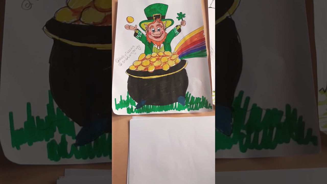 How to draw a Leprechaun!! - YouTube