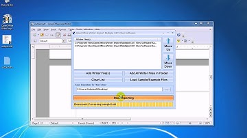 How To Use OpenOffice Writer Import Multiple ODT Files Software