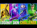 LOSOWY SKIN Challenge w Fortnite *BYŁO CIEKAWIE*