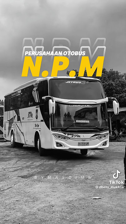 Naiklah Perusahaan Minang PO NPM, Bus Tertua Di Indonesia #shorts #bismania #npm
