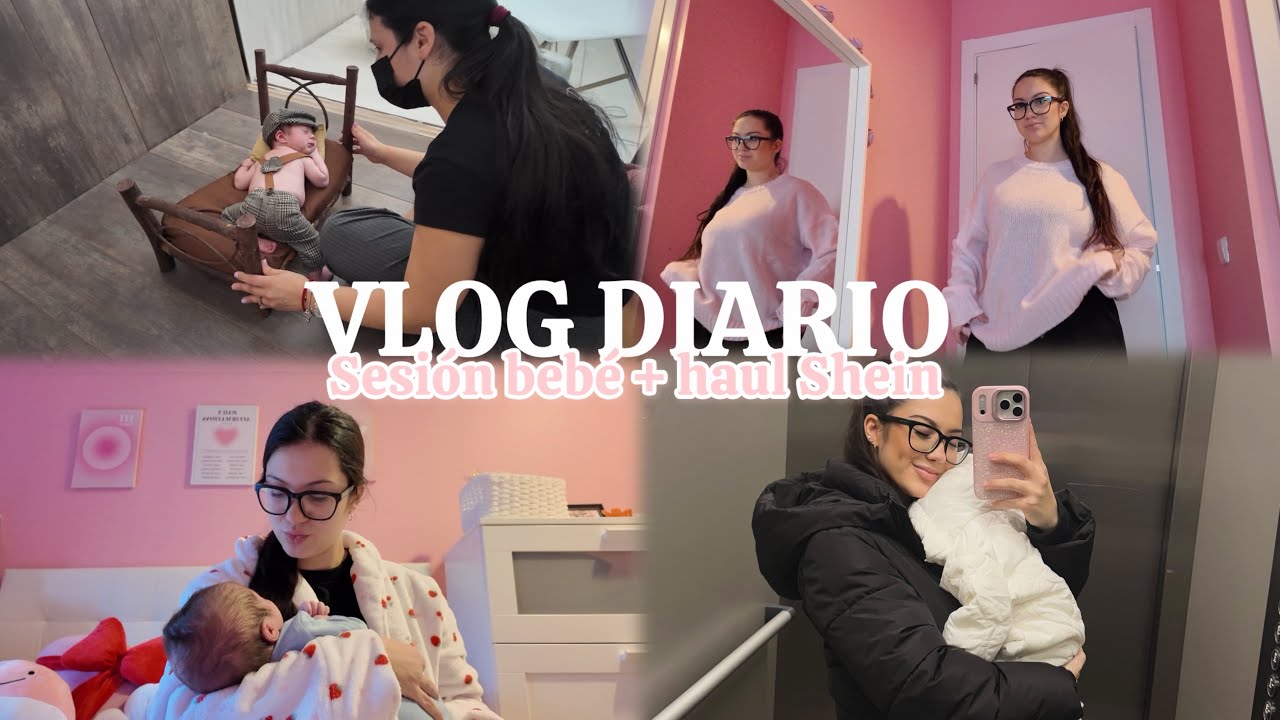 Vlog diario 🧸🤍 sesión fotos de bebé  + haul SHEIN 