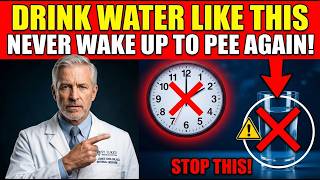 Drink Water Like This After 60 and Never Wake Up to Pee Again — A Urologist Explains