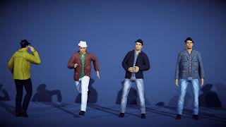 Male Character with Casual wear. Asset pack available in Unity store