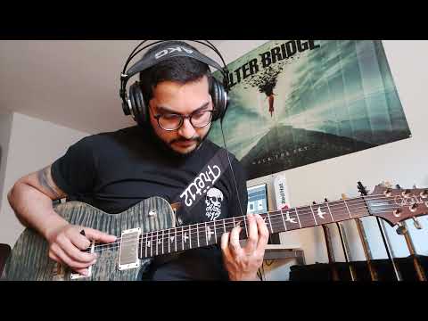 Tremonti - Marching In Time Guitar Cover Including End Solo