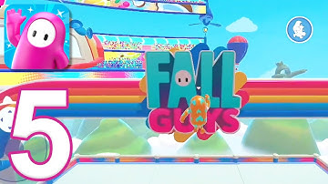 Fall Guys Mobile - Gameplay Walkthrough Part 5 - Solo Mode (iOS, Android)