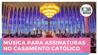 MÚSICA PARA ASSINATURAS NO CASAMENTO | Noiva e Música Santuário São João Bosco Brasília