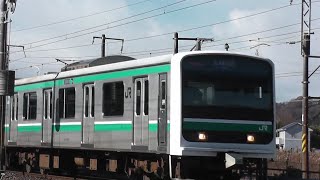 【爆音ジョイント音付き】E501系K753編成（547M  いわき行き）泉駅付近通過