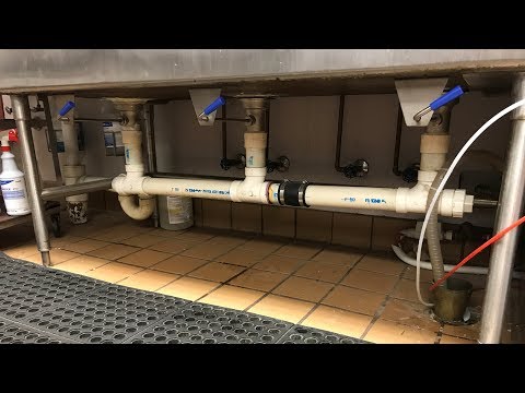 Leaking Pipes Commercial Sink Repair Youtube