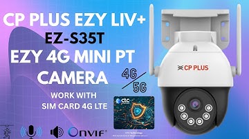 All New CP Plus Ezyliv+ EZ-S35T 3MP 4G PTZ Camera Unboxing And Mobile Setup