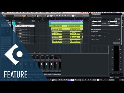 New Integrated Audio Alignment | New Features in Cubase 10