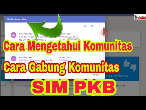 Cara Mengetahui Ketua Komunitas SIM PKB untuk Gabung Komunitas SIM PKB & komunitas mapel simpkb