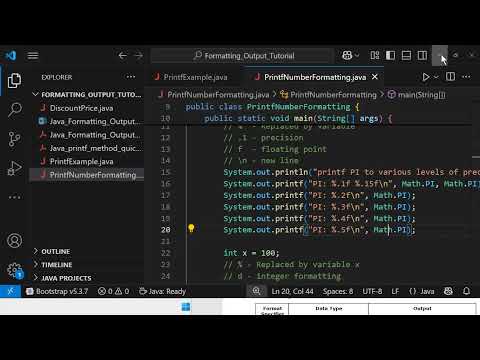 Java Printf Formatting