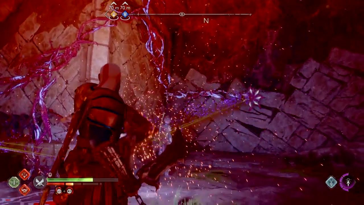 How to destroy vines in God of War Ragnarok