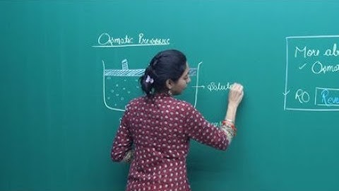 Osmotic Pressure and Reverse Osmosis: Chemistry for JEE, NEET & CBSE | Misostudy
