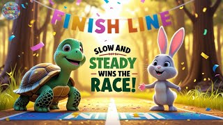 The Turtle and Bunny Race 🐢🐰 | Moral Story for Kids | Slow and Steady Wins the Race | Yaya Rhymes