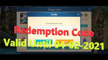 Idle Legend | Redeem Code | Redemption Code | Valid Until 04-02-2021 | Trinh Nguyen