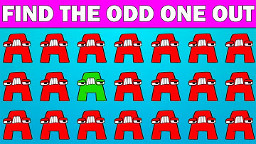 Find The Odd One Out Alphabet Lore | Spot The Odd One Out | Alphabet Lore Quiz #3