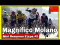 Mini Resumen Etapa 5 🇨🇳 Tour de Guangxi 2023 ➣ Molano lucha un Fuerte Sprint